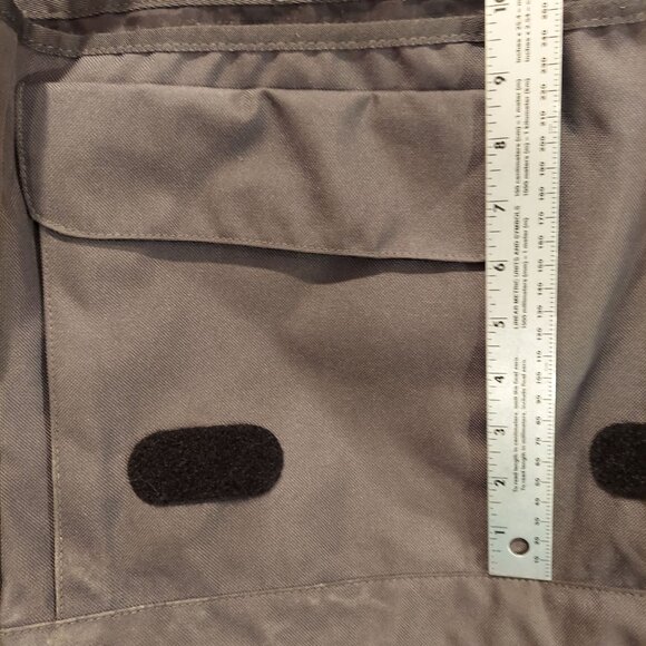 Quiksliver Shoulder Messenger Bag Gray Satchel Computer book School Career Pad - Picture 7 of 15